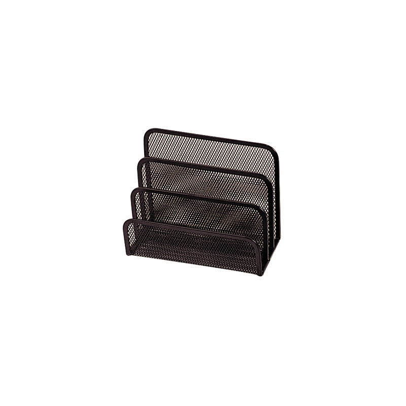 SOPORTE PARA CARTAS Q-CONNECT METALICO REJILLA NEGRO 170X135X83MM