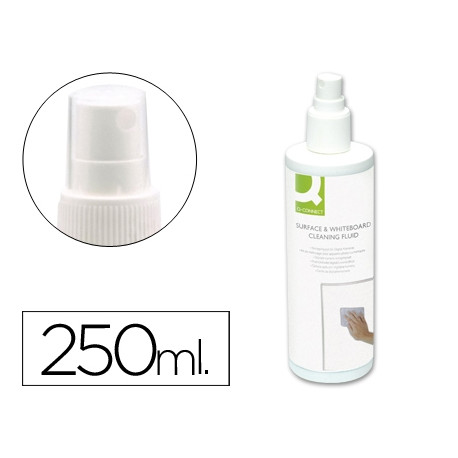 LIMPIADOR DE PIZARRA BLANCA Q-CONNECT BOTE PULVERIZADOR DE 250 ML