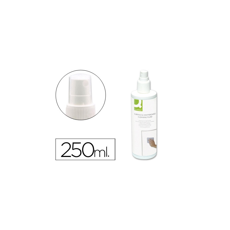 LIMPIADOR DE PIZARRA BLANCA Q-CONNECT BOTE PULVERIZADOR DE 250 ML