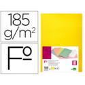 SUBCARPETA LIDERPAPEL FOLIO AMARILLO INTENSO 180G/M2