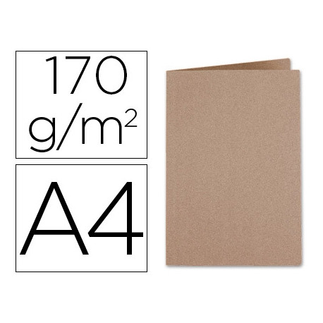 SUBCARPETA LIDERPAPEL DIN A4 KRAFT 200G/M2