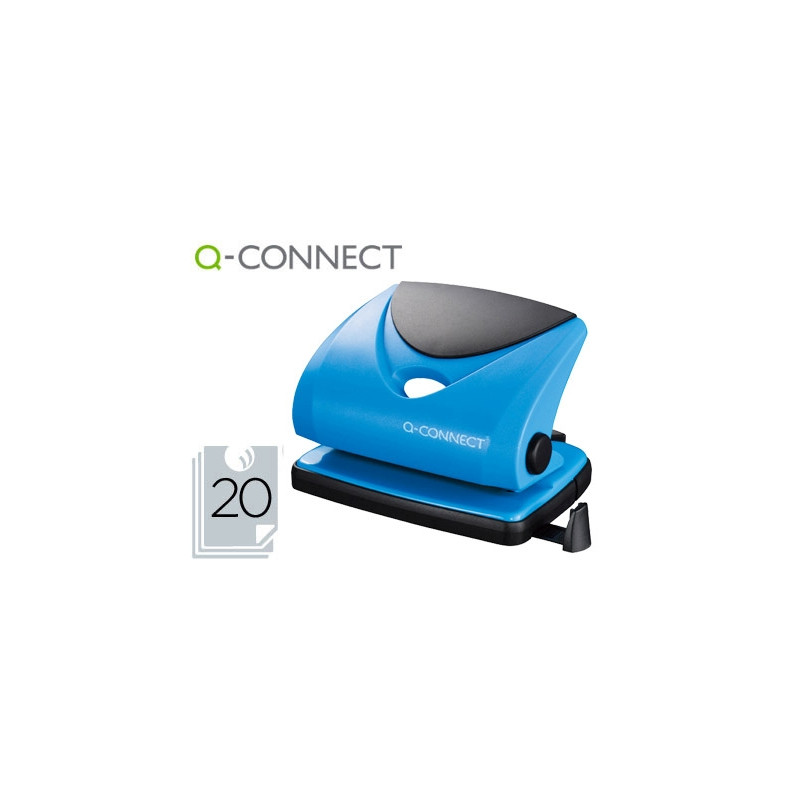 TALADRADOR Q-CONNECT KF02155 AZUL ABERTURA 2 MM CAPACIDAD 20 HOJAS