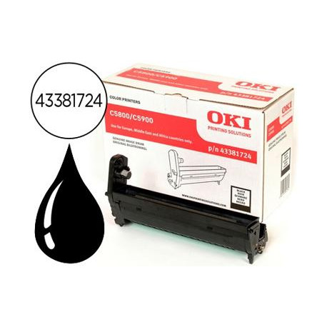 TAMBOR OKI C5800 C5900 C5550 NEGRO -20.000 PAG-