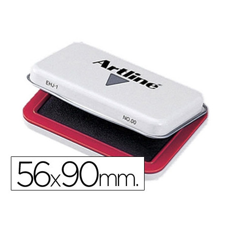 TAMPON ARTLINE N0 ROJO 56X90 MM