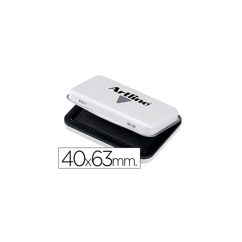 TAMPON ARTLINE N00 NEGRO 40X63 MM