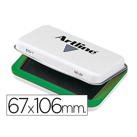 TAMPON ARTLINE N1 VERDE 67X106 MM