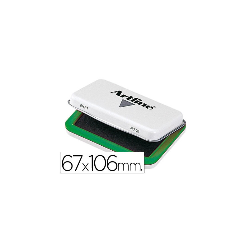 TAMPON ARTLINE N1 VERDE 67X106 MM