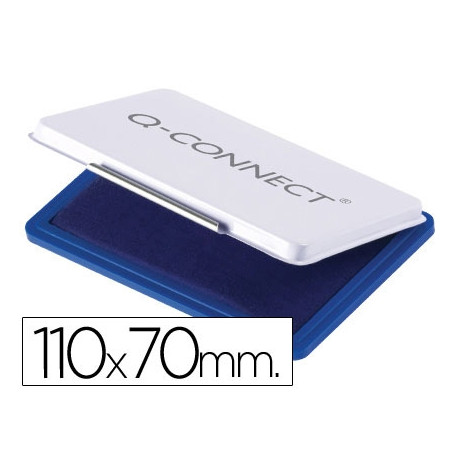 TAMPON Q-CONNECT N2 110X70 MM AZUL