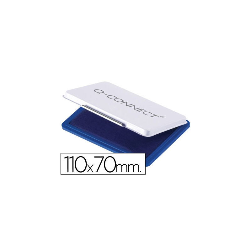 TAMPON Q-CONNECT N2 110X70 MM AZUL