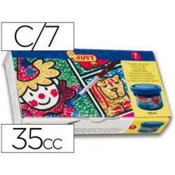 TEMPERA JOVI 35 ML CAJA DE 7 COLORES SURTIDOS