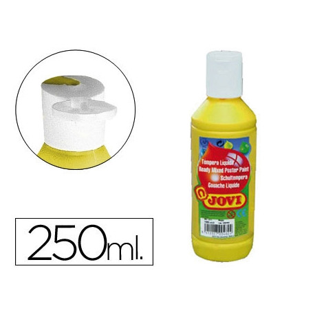 TEMPERA LIQUIDA JOVI ESCOLAR 250 ML AMARILLO