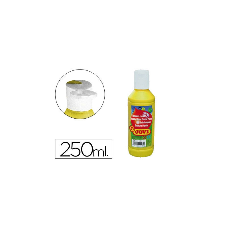 TEMPERA LIQUIDA JOVI ESCOLAR 250 ML AMARILLO