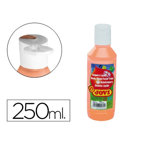 TEMPERA LIQUIDA JOVI ESCOLAR 250 ML CARNE