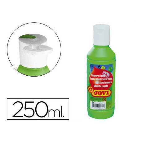 TEMPERA LIQUIDA JOVI ESCOLAR 250 ML VERDE MEDIO