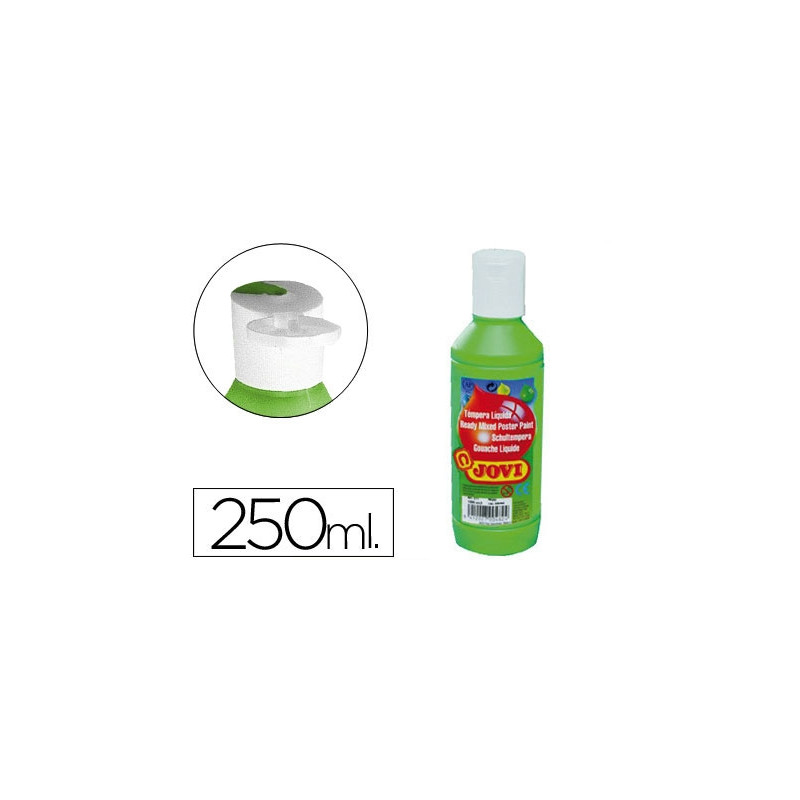 TEMPERA LIQUIDA JOVI ESCOLAR 250 ML VERDE MEDIO