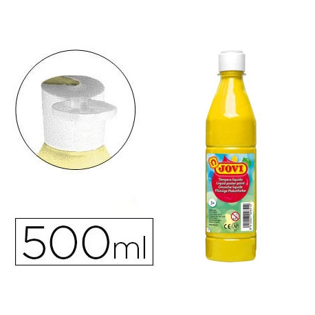 TEMPERA LIQUIDA JOVI ESCOLAR 500 ML AMARILLO CLARO