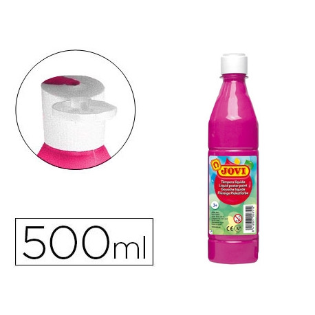 TEMPERA LIQUIDA JOVI ESCOLAR 500 ML MAGENTA