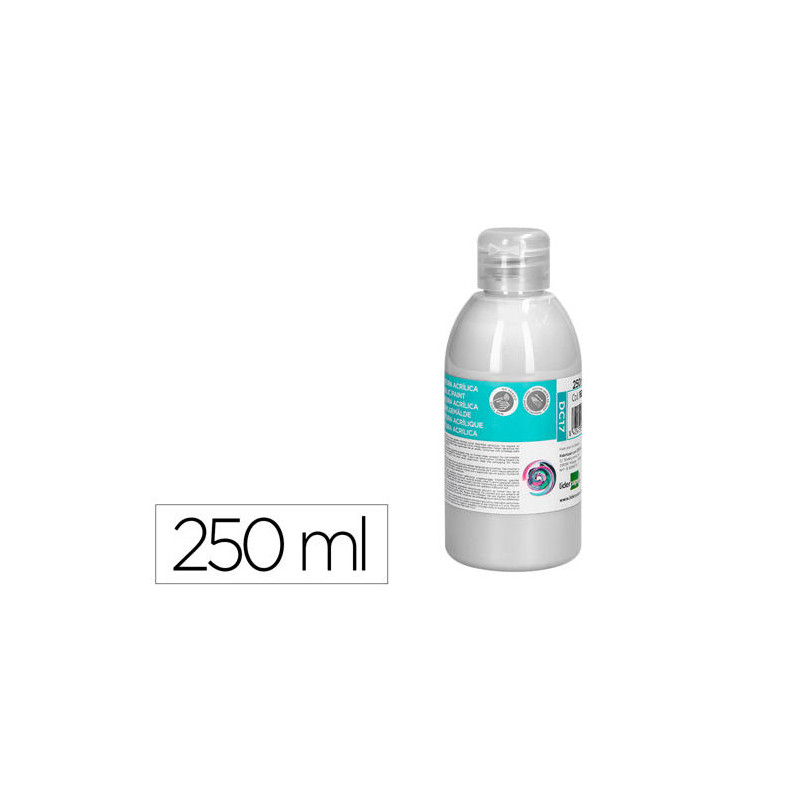 PINTURA ACRILICA LIDERPAPEL BOTE DE 250 ML BLANCO