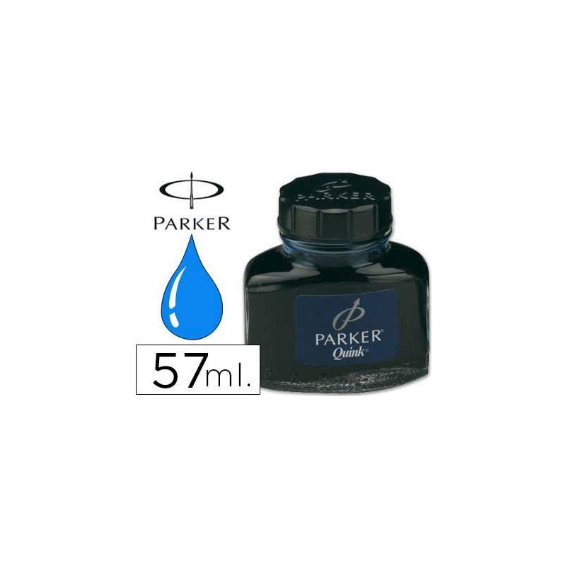 TINTA ESTILOGRAFICA PARKER AZUL PERMANENTE BOTE 57 ML