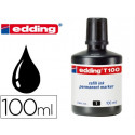 TINTA ROTULADOR EDDING T-100 NEGRO BOTE 100 ML