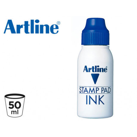 TAMPON ARTLINE AZUL BOTE 50 CC