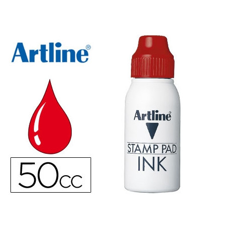 TAMPON ARTLINE ROJA BOTE 50 CC