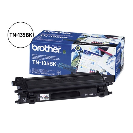 TONER BROTHER TN135BK HL-4040CN/4050CDN/4070CDW DCP-9040/9045 MFC-9440/9840 NEGRO -5.000@5%-