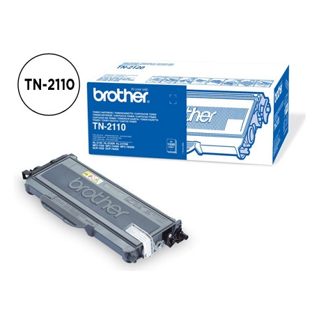 TONER BROTHER TN-2110 HL-2140 HL-2150N HL-2170W DCP-7030/7045N MFC-7320/7440N/7840W -1500PAG@5%-