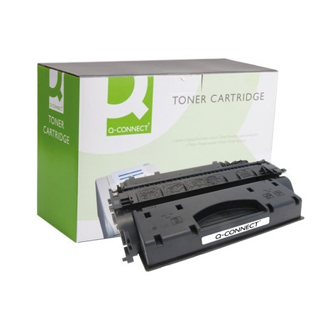 TONER Q-CONNECT COMPATIBLE HP CE505X PARA LASERJET NEGRO 6500 PAGINAS