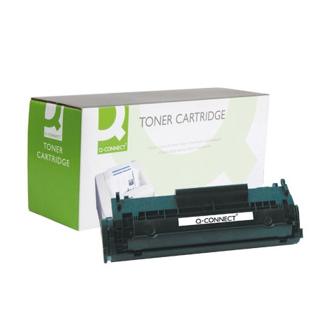 TONER Q-CONNECT COMPATIBLE HP-1010 Q2612XL/Q2612A -3.000 PAG- NEGRO