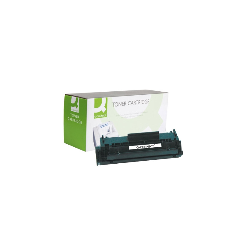 TONER Q-CONNECT COMPATIBLE HP-1010 Q2612XL/Q2612A -3.000 PAG- NEGRO