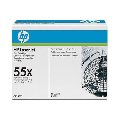 TONER HP 55X NEGRO -12500PAG- P3015X