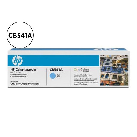 TONER HP CB541A COLOR LASERJET CP-1215/CP-1515/CP-1518 CIAN WITH COLORSPHERE -1.400PAG-