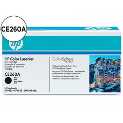 TONER HP COLOR LASERJET CP4025/CP4525 -CE260A- NEGRO 8.500 PAGS