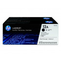 TONER HP LASERJET 1010 1012 1015 1018 1020 1022 3015 3020 3030 3050 3052 3055 12A NEGRO PACK 2 2.000