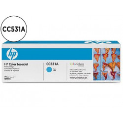 TONER HP LASERJET COLOR CP2025/CM2320 CIAN 2.800 PAG