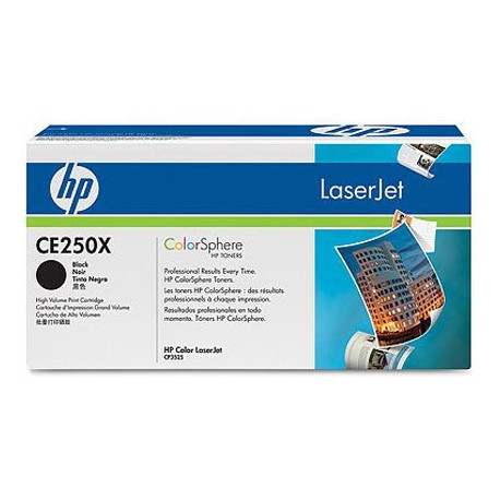 TONER HP LASERJET COLOR CP3525 NEGRO 10.500 PAG