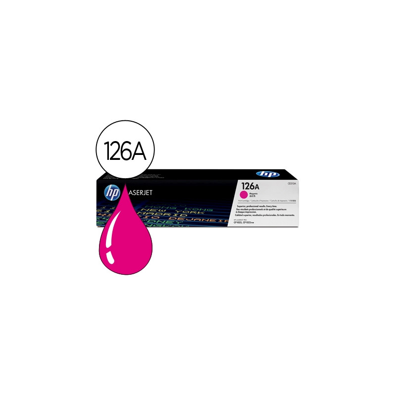 TONER HP LASERJET CP1025 MFP M175A CE313A MAGENTA -1000 PAG-