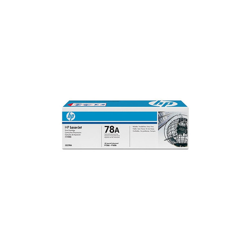 TONER HP LASERJET P1500/P1560/P1600 -CE278A- NEGRO 2.100 PAGS