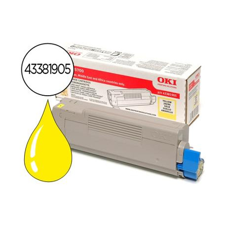 TONER OKI C5600/5700 AMARILLO -2.000 PAG-