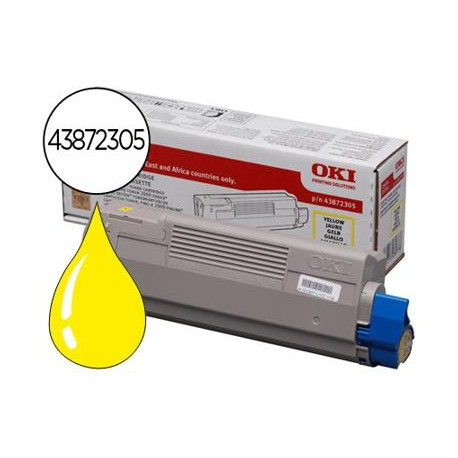 TONER OKI C5650/5750 AMARILLO 2000 PAG TYPE C11