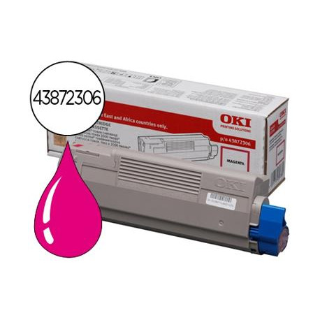 TONER OKI C5650/5750 MAGENTA 2000 PAG TYPE C12