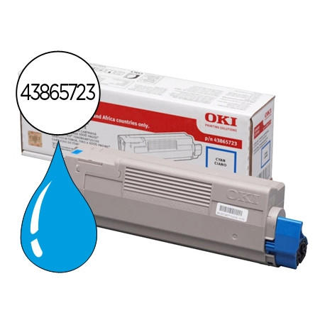 TONER OKI C5850/5950/MC560 CIAN -6000PAG- TYPE C11