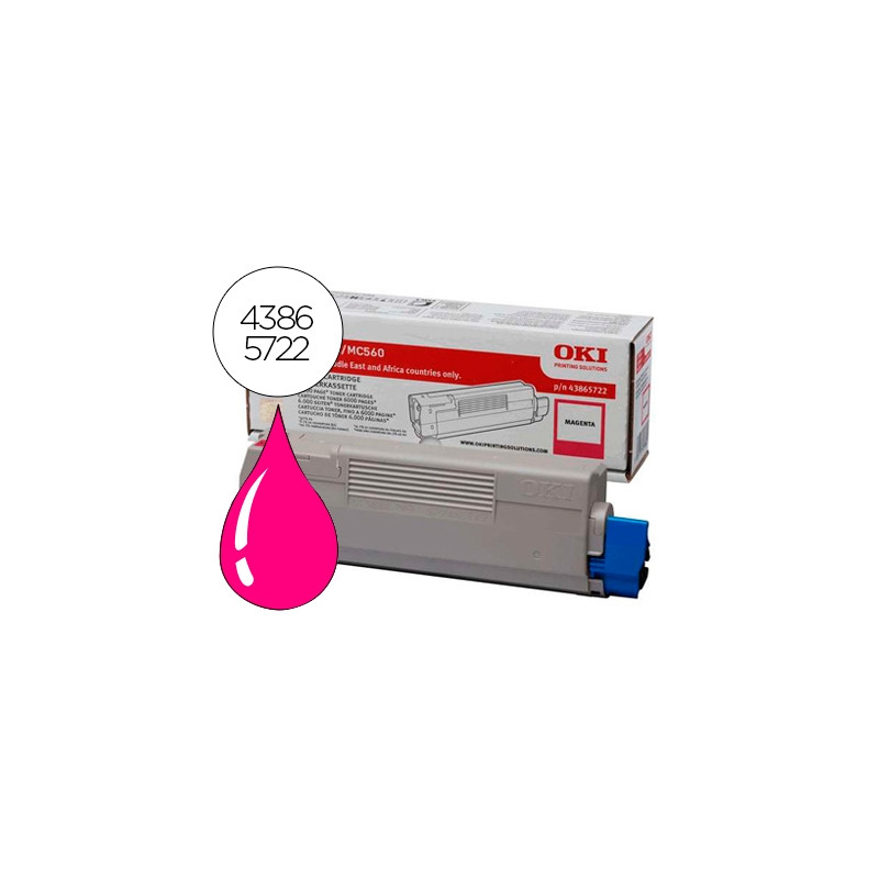 TONER OKI C5850/5950/MC560 MAGENTA -6000PAG- TYPE C11