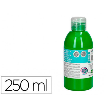 PINTURA ACRILICA LIDERPAPEL BOTE DE 250 ML VERDE