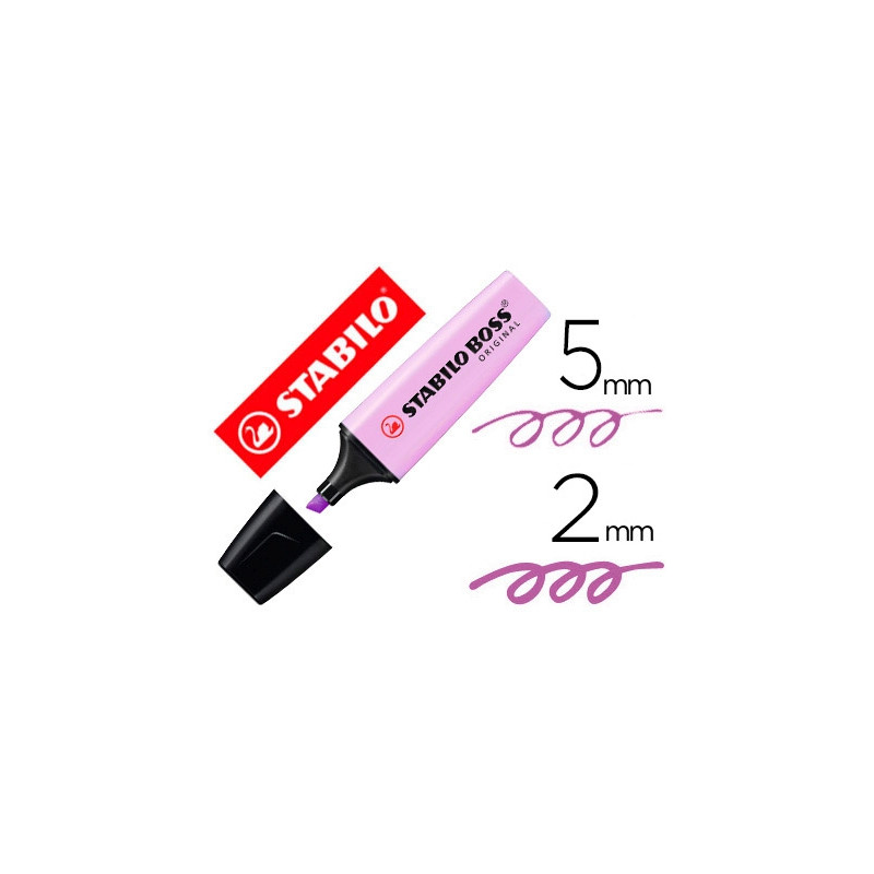 ROTULADOR STABILO BOSS PASTEL FLUORESCENTE 70 BRISA VIOLETA