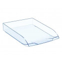 BANDEJA SOBREMESA CEP CONFORT PLASTICO TRANSPARENTE CELESTE 370X270X61 MM