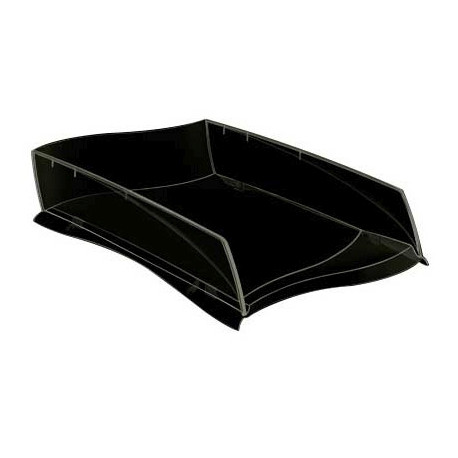 BANDEJA SOBREMESA CEP ELLYPSE GREENSPIRIT PLASTICO NEGRA 380X275X82 MM