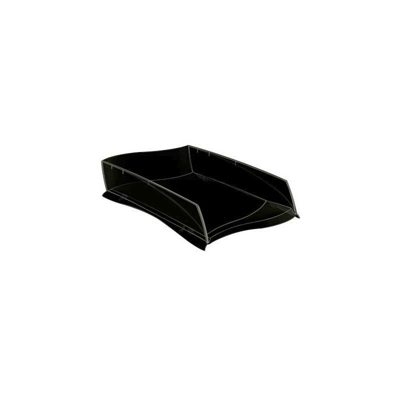 BANDEJA SOBREMESA CEP ELLYPSE GREENSPIRIT PLASTICO NEGRA 380X275X82 MM