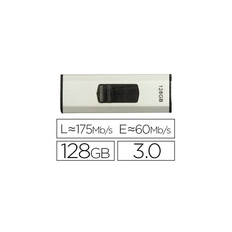 MEMORIA USB Q-CONNECT FLASH 128 GB 3.0